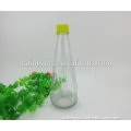 Factory supply 330ml mango juice glass bottle& hot sauce glass bottle with plastic cap